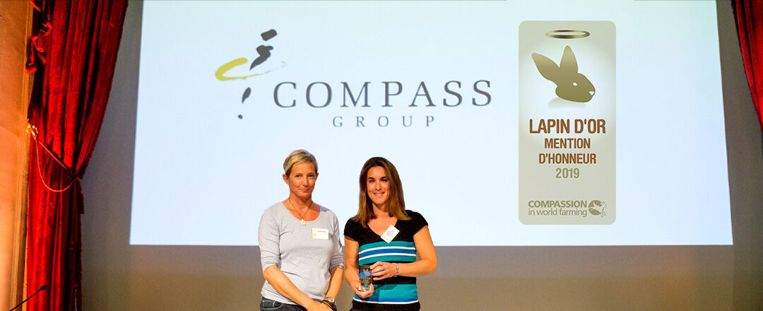 Un « Lapin d’Or » pour Compass Group France !